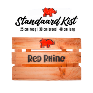 Red Rhino Houten kisten 40x30x25 cm